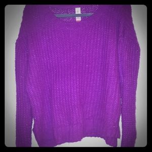 Knitted Fuchsia Sweater